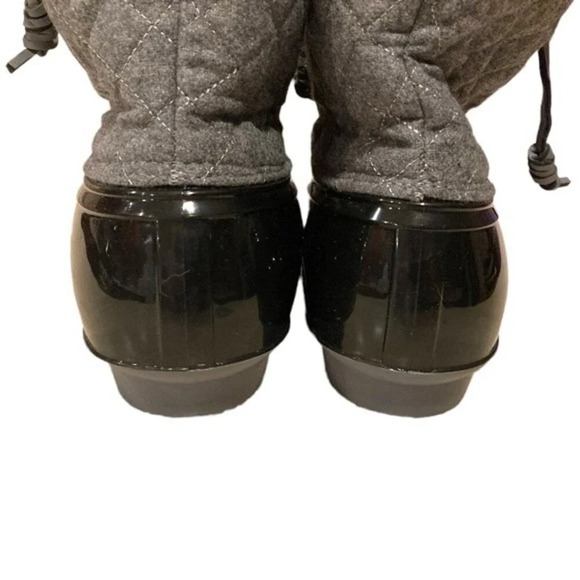 SEVEN7 Wool Goose Flat Heel Quilted Waterproof Duck Snow Winter Boots Size 8-8.5 - Picture 10 of 11